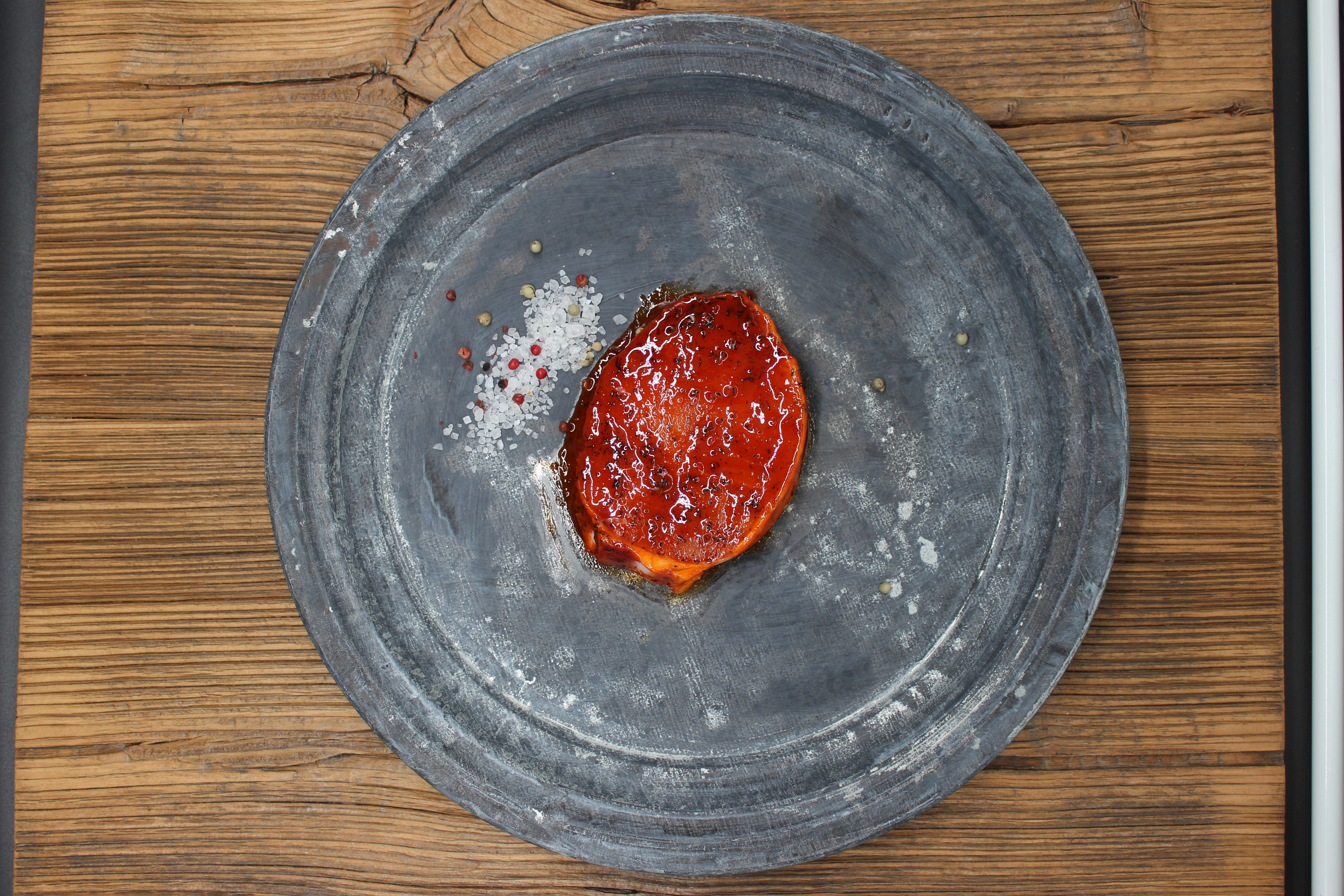 Kotelett Steaks Rot Gewürzt (Grillfleisch)