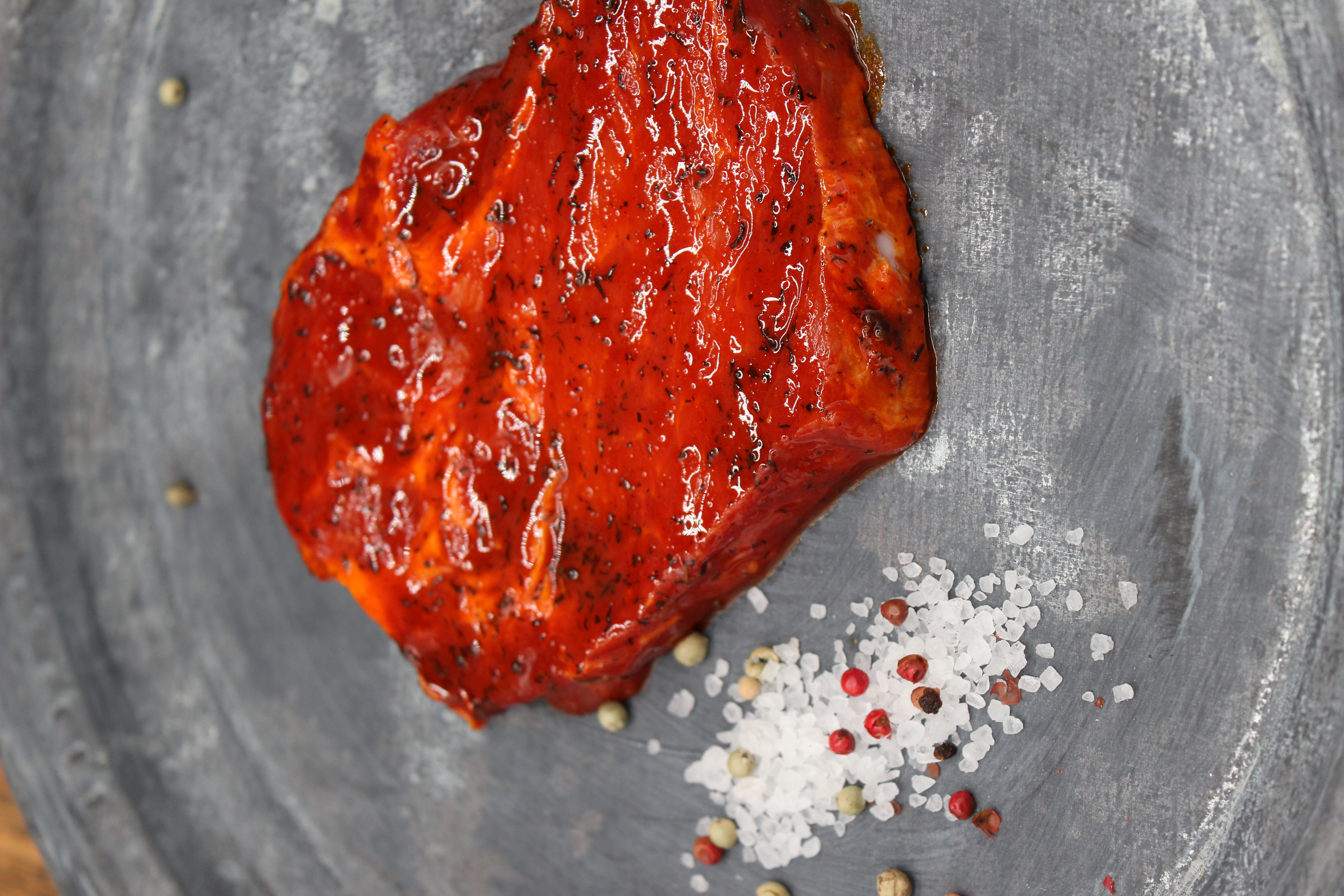 Hals Steaks Rot Gewürzt (Grillfleisch)