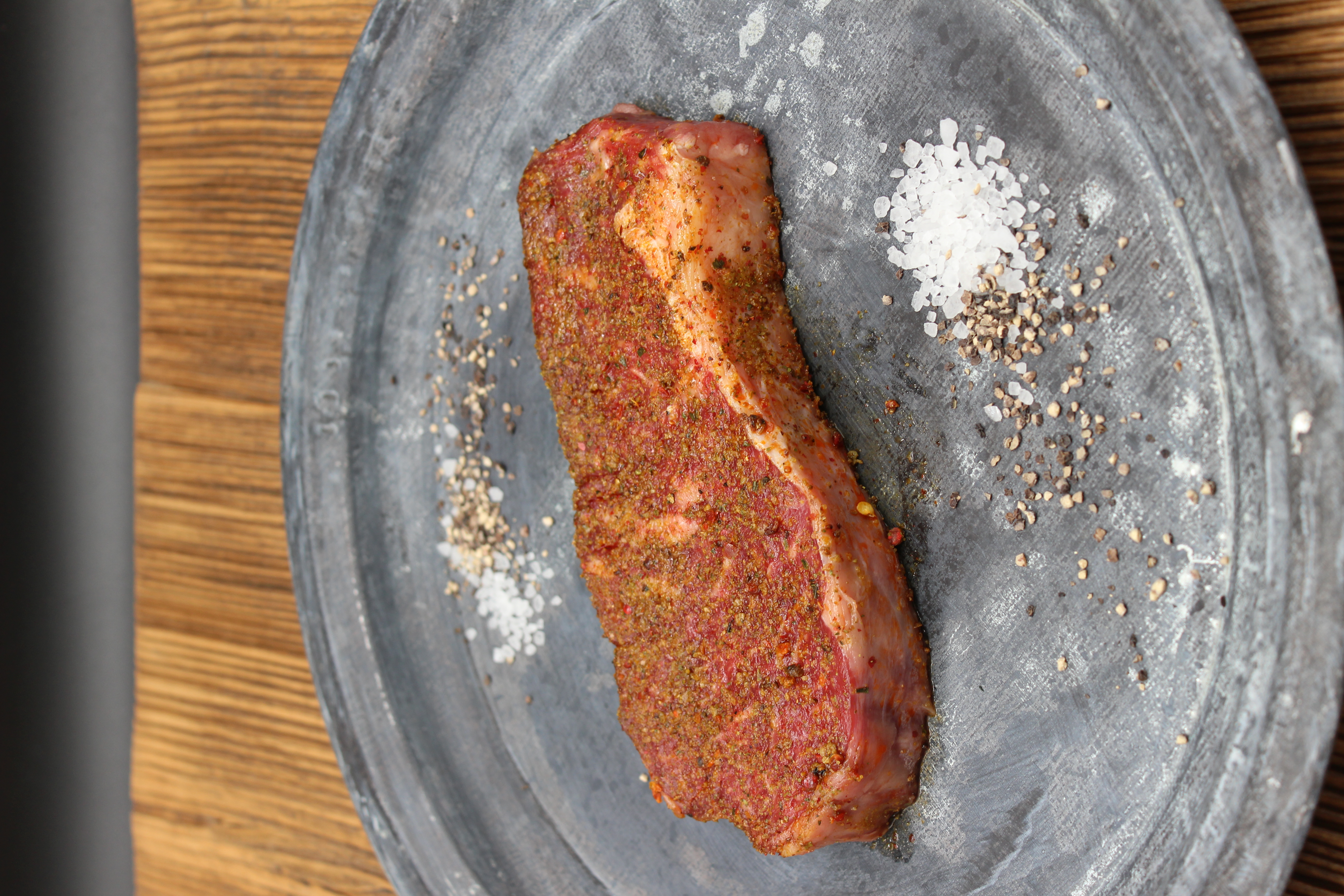 Rinderlende gewürzt