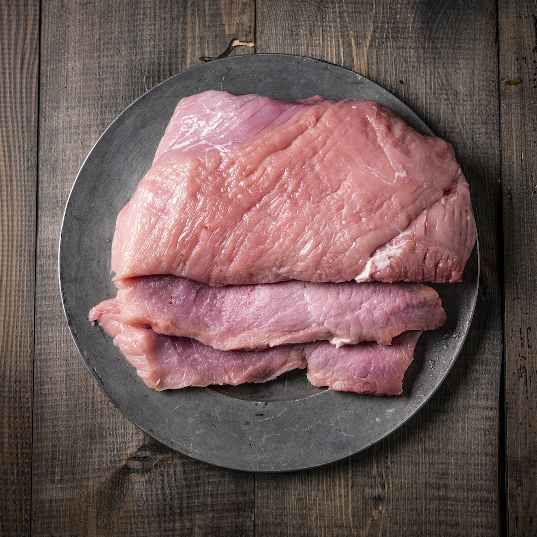 Schnitzel aus der Oberschale vom Schwein