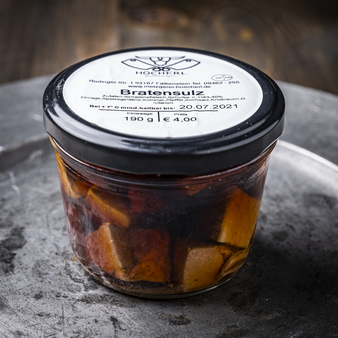 Bratensulz im Glas